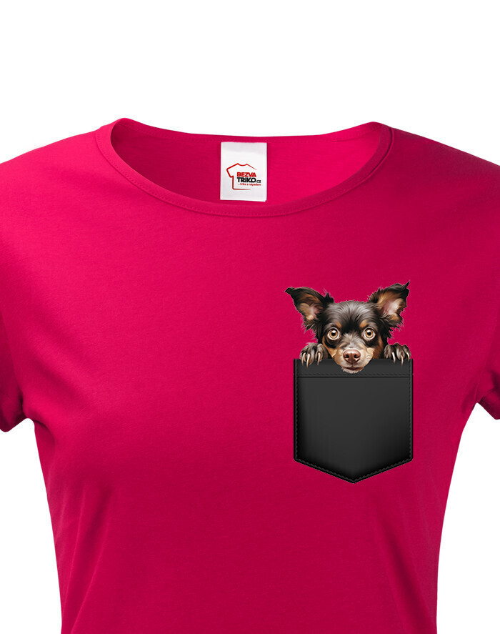 Dámské tričko Mudi v kapsičce