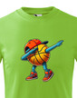 Dětské tričko Basketbalový míč dab dance