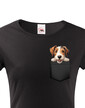 Dámské tričko Foxteriér v kapsičce