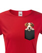 Dámské tričko Foxteriér v kapsičce