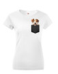 Dámské tričko Foxteriér v kapsičce