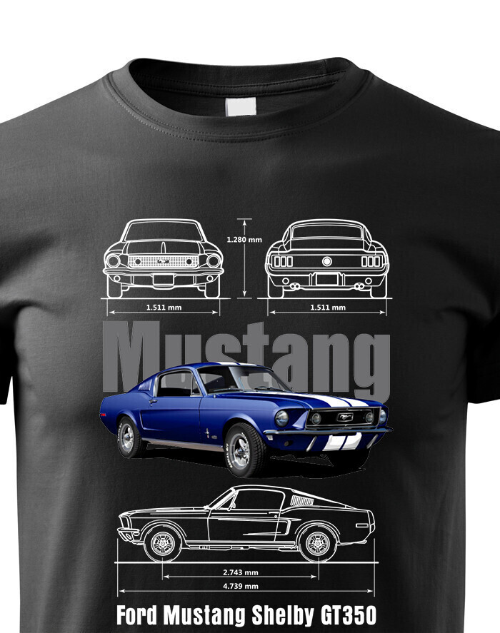 Detské tričko Ford Mustang Shelby GT350