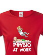 Dámské tričko pro fyzioterapeuty - Physio at work