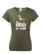 Dámské tričko pro fyzioterapeuty - Physio at work