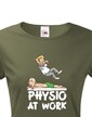 Dámské tričko pro fyzioterapeuty - Physio at work