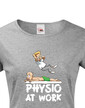 Dámské tričko pro fyzioterapeuty - Physio at work