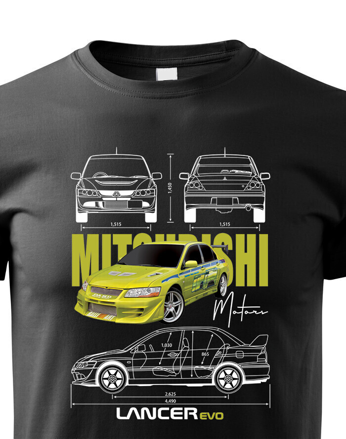 Detské tričko Mitsubishi Lancer Evolution