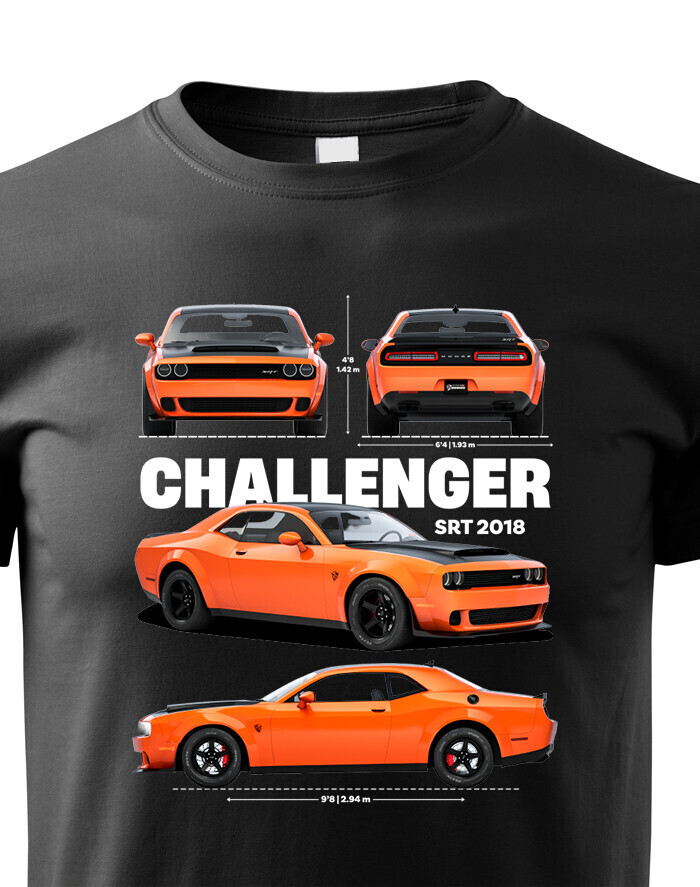 Detské tričko Dodge Challenger SRT 2018