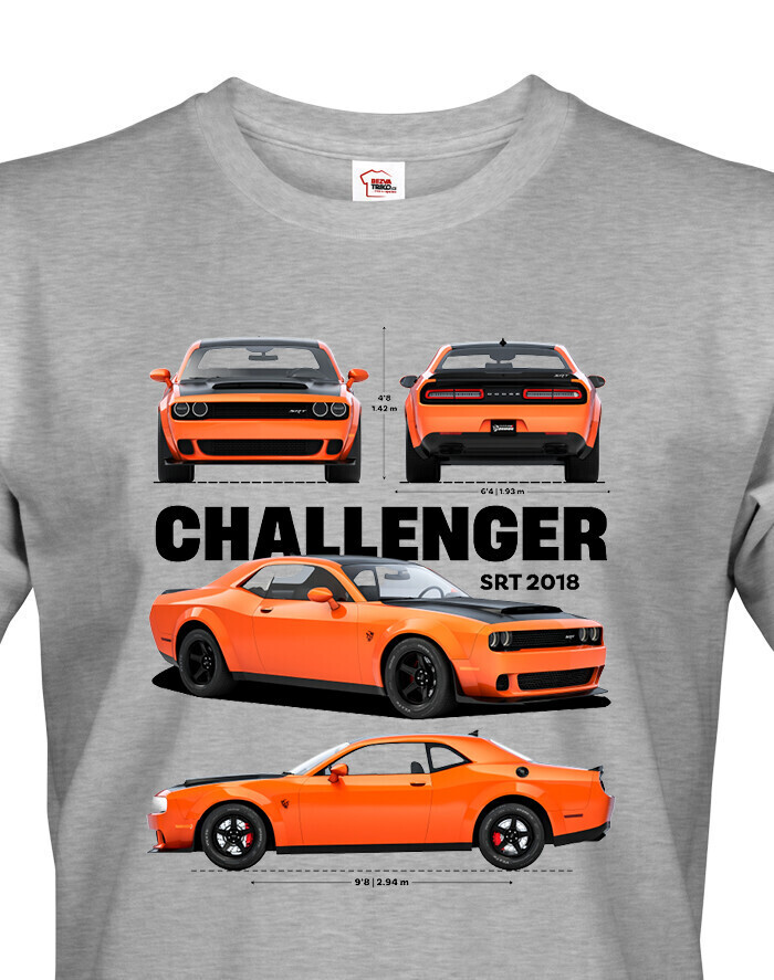 Pánské tričko Dodge Challenger SRT 2018