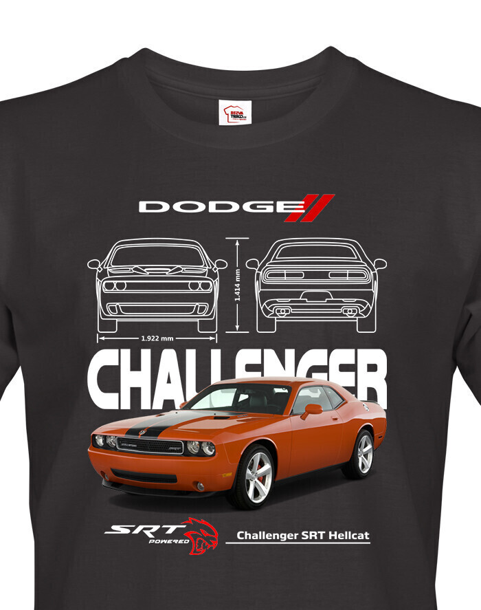 Pánské tričko Dodge Challenger SRT Hellcat