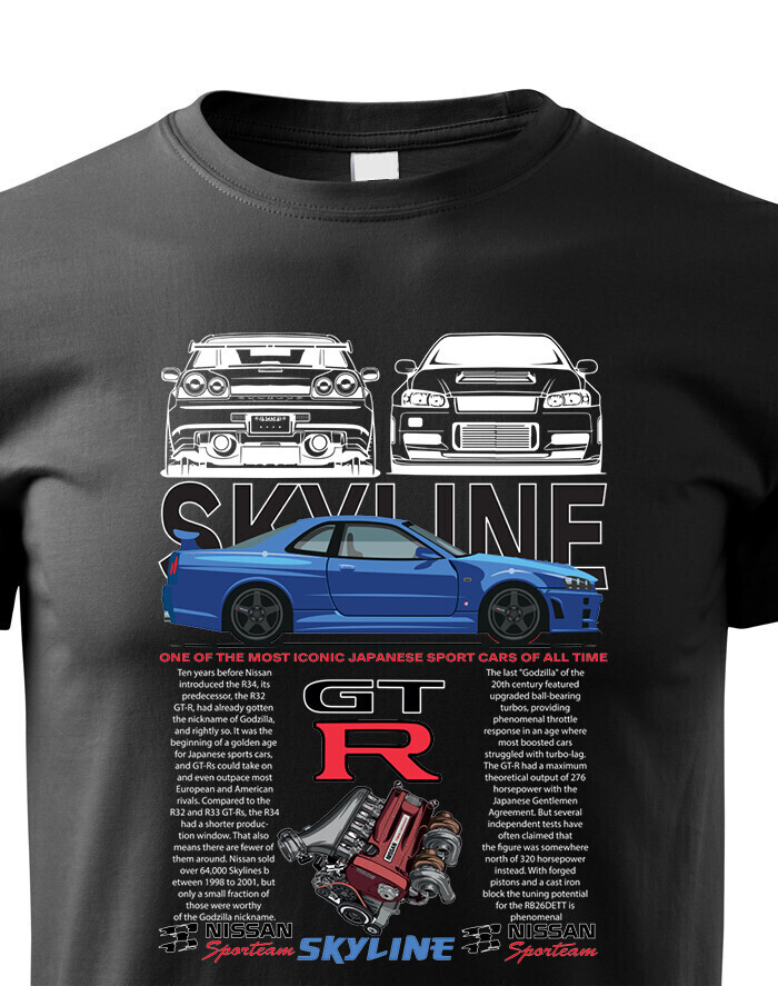 Detské tričko Nissan Skyline GTR