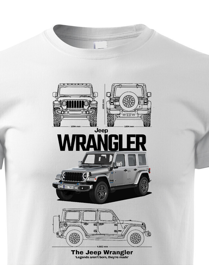 Detské tričko Jeep Wrangler