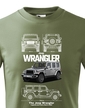 Detské tričko Jeep Wrangler