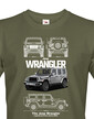 Pánské tričko Jeep Wrangler