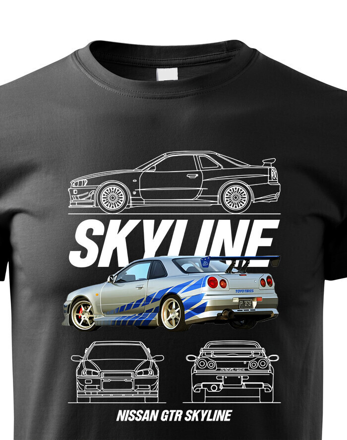 Detské tričko Nissan Skyline GTR