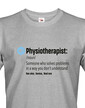 Pánské tričko Physioterapist