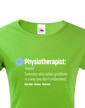 Dámské tričko Physioterapist