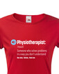 Dámské tričko Physioterapist