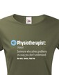 Dámské tričko Physioterapist