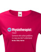 Dámské tričko Physioterapist