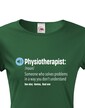 Dámské tričko Physioterapist
