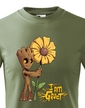 Detské tričko Groot a kvetina