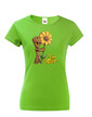 Dámské tričko Groot a kvetina
