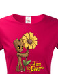Dámské tričko Groot a kvetina