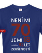 Pánské tričko k 70. narodeninám