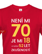 Pánské tričko k 70. narodeninám