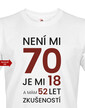 Pánské tričko k 70. narodeninám