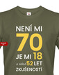 Pánské tričko k 70. narodeninám