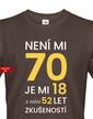 Pánské tričko k 70. narodeninám