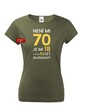 Dámske tričko k 70. narodeninám
