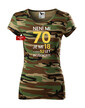 Dámske tričko k 70. narodeninám