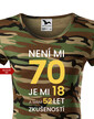 Dámske tričko k 70. narodeninám