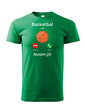Detské tričko Basketbal volá Musím ísť!