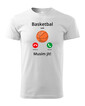 Detské tričko Basketbal volá Musím ísť!