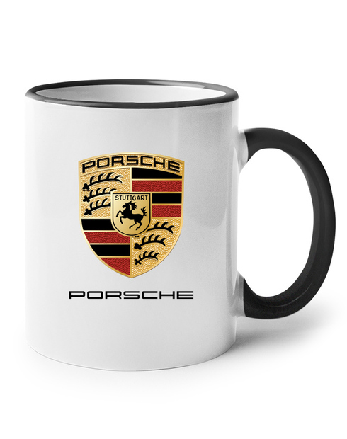 Hrnek se značkou Porsche