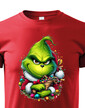 Detské tričko Grinch s ozdobami