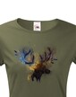 Dámské tričko Jeleň