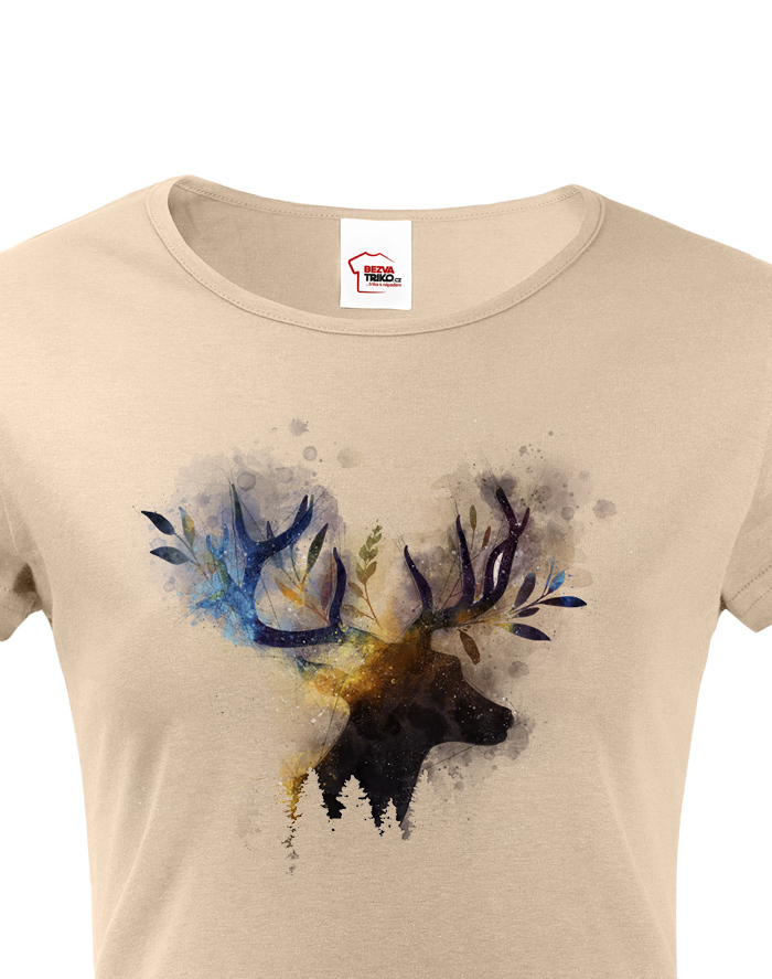 Dámské tričko Jeleň