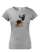 Dámské tričko Jeleň