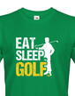 Pánské tričko Eat-sleep-golf