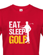 Pánské tričko Eat-sleep-golf