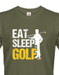 Pánské tričko Eat-sleep-golf