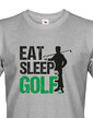 Pánské tričko Eat-sleep-golf