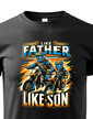 Detské tričko Like father like son