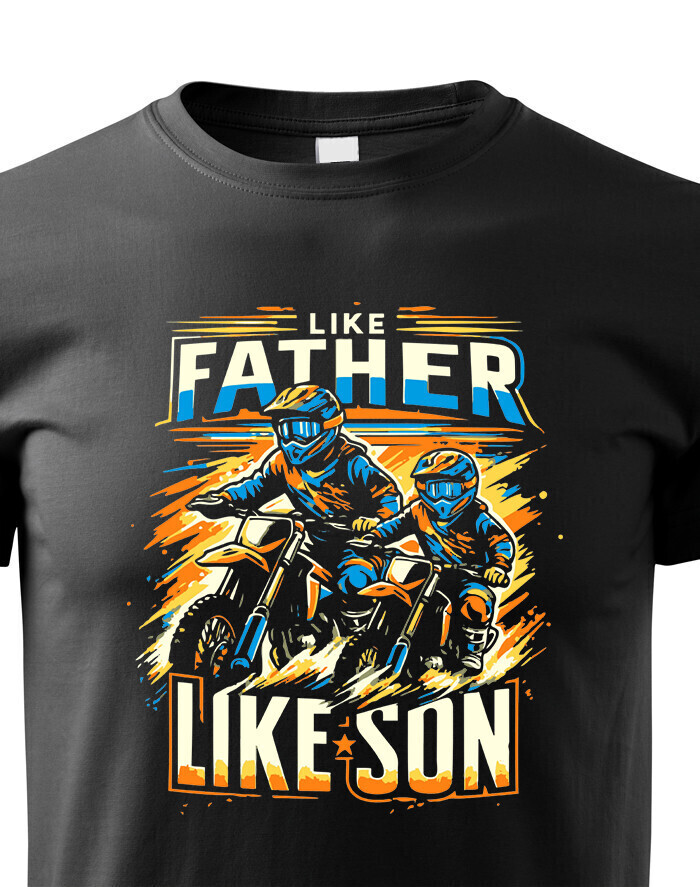 Detské tričko Like father like son