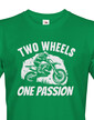 Pánské tričko Two wheels one passion